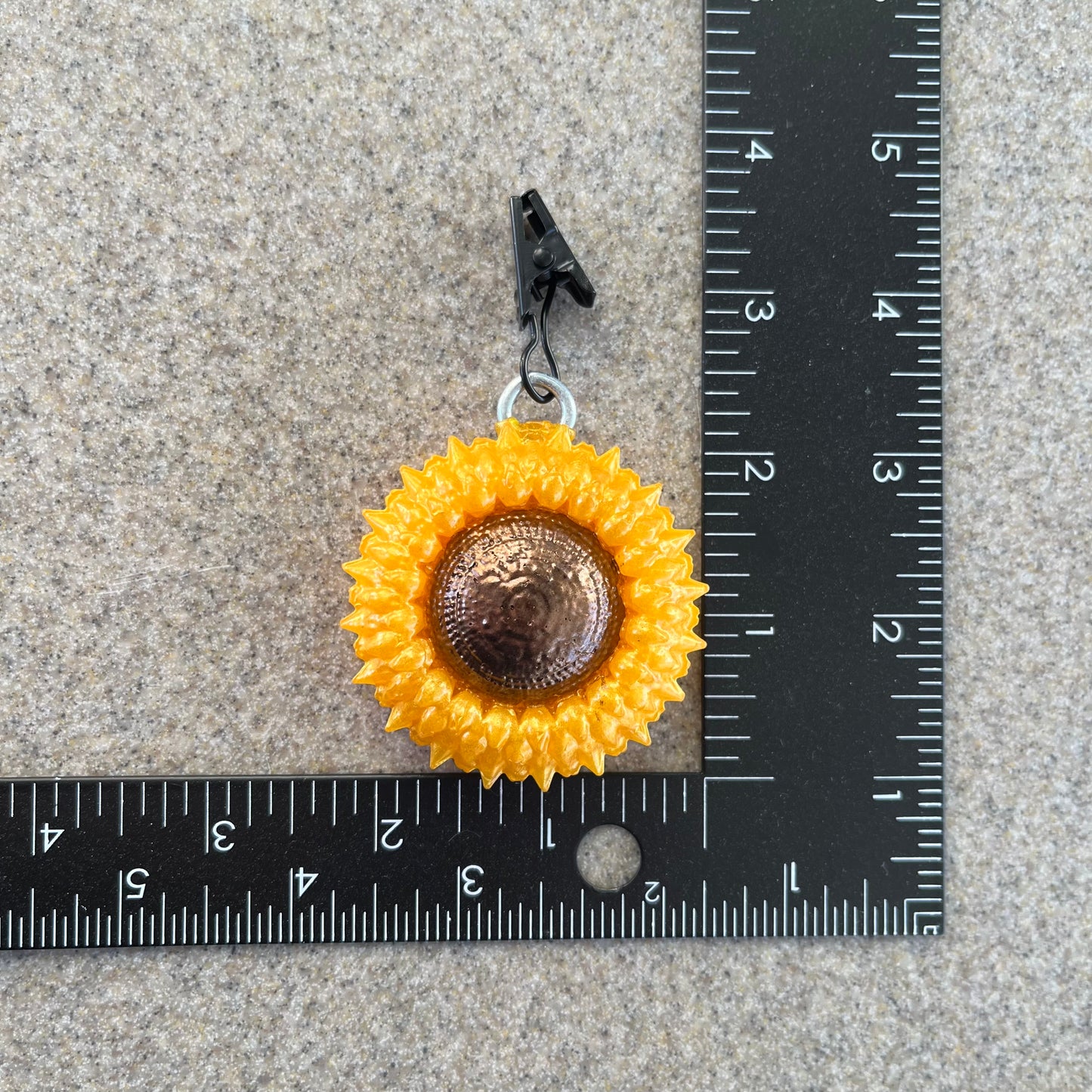 Sunflower scented vent clip