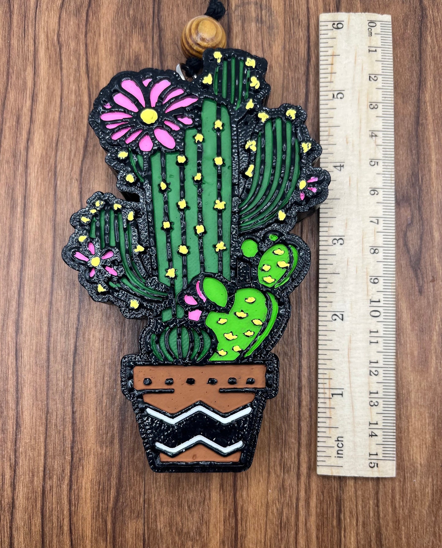 Flowering Cactus Car Freshener