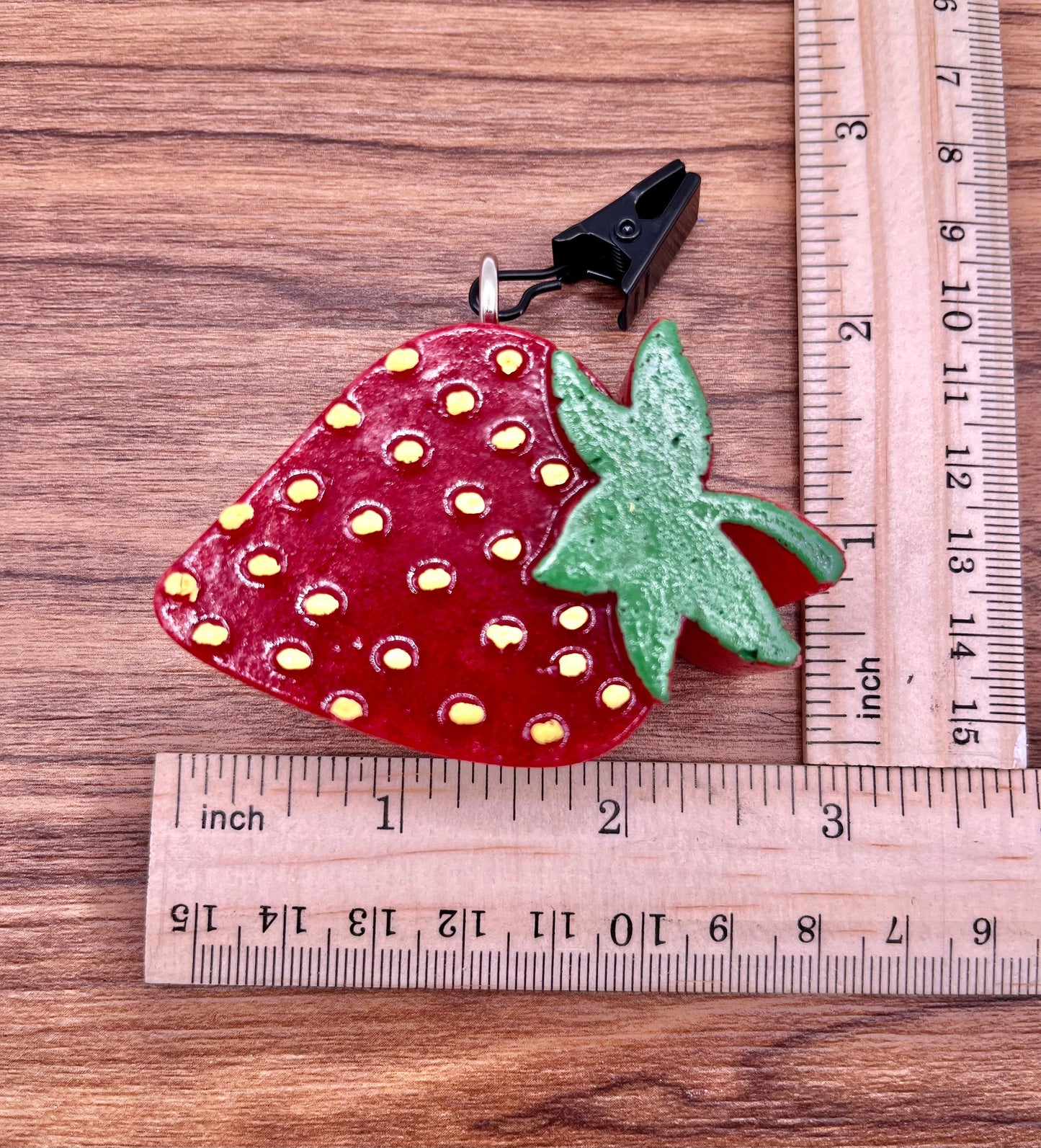 Strawberry Car Freshener, Air Freshener, Vent clip, summer, summertime