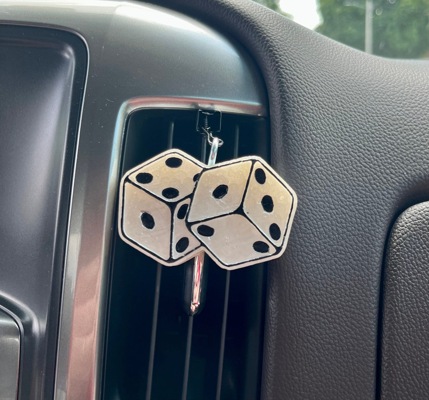 Dice Car Freshener vent clip scented