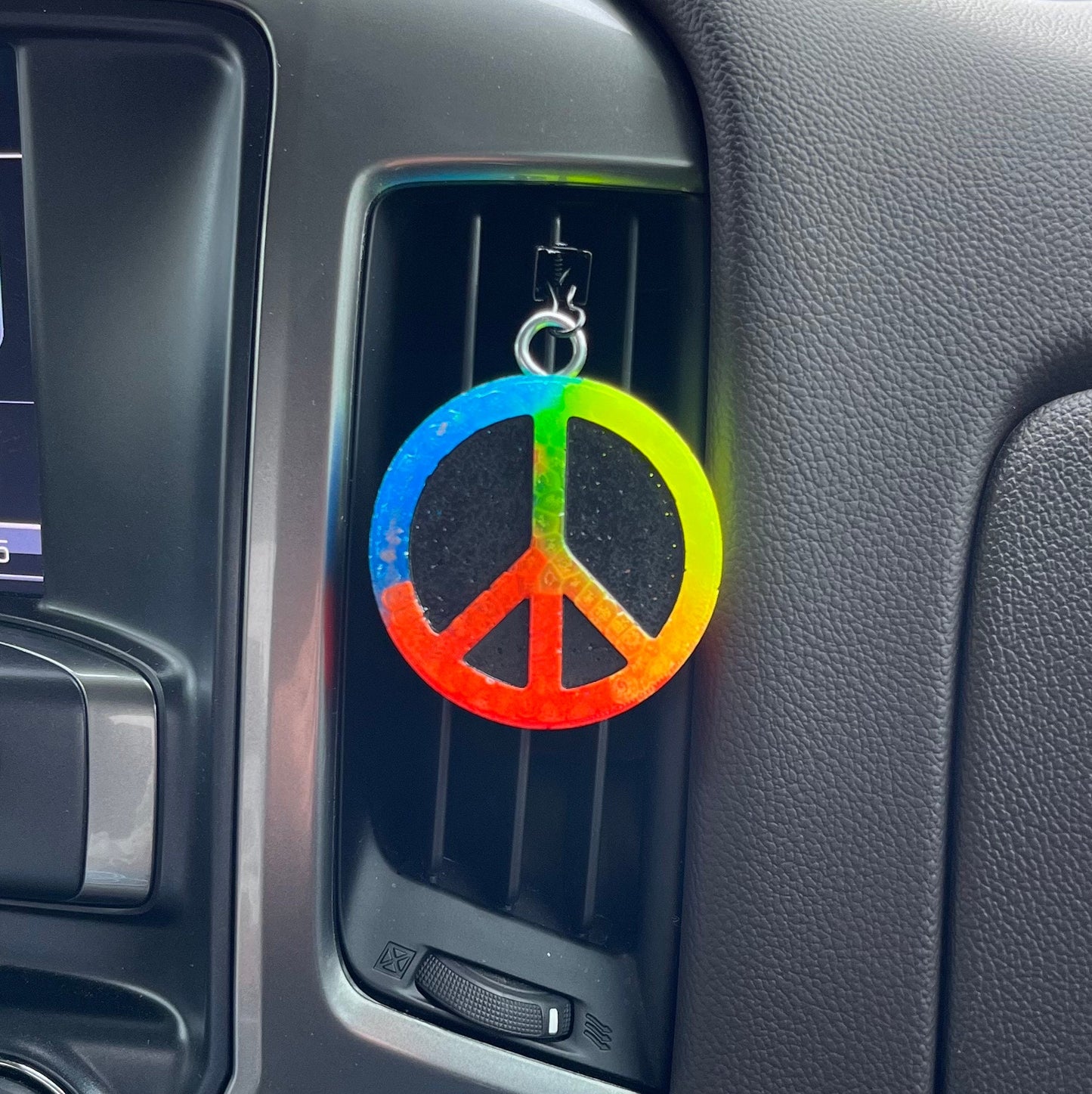 Peace Car Freshener vent clip scented