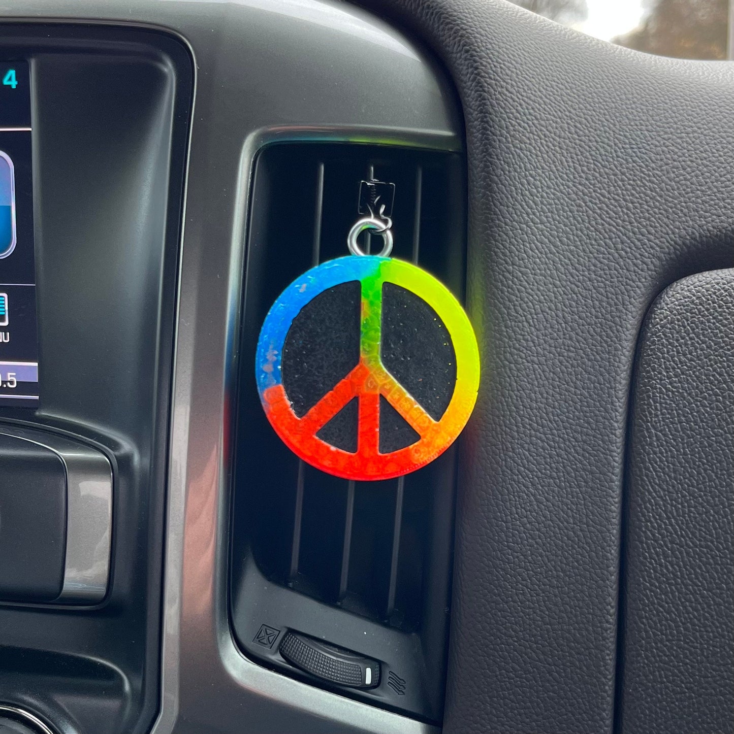 Peace Car Freshener vent clip scented
