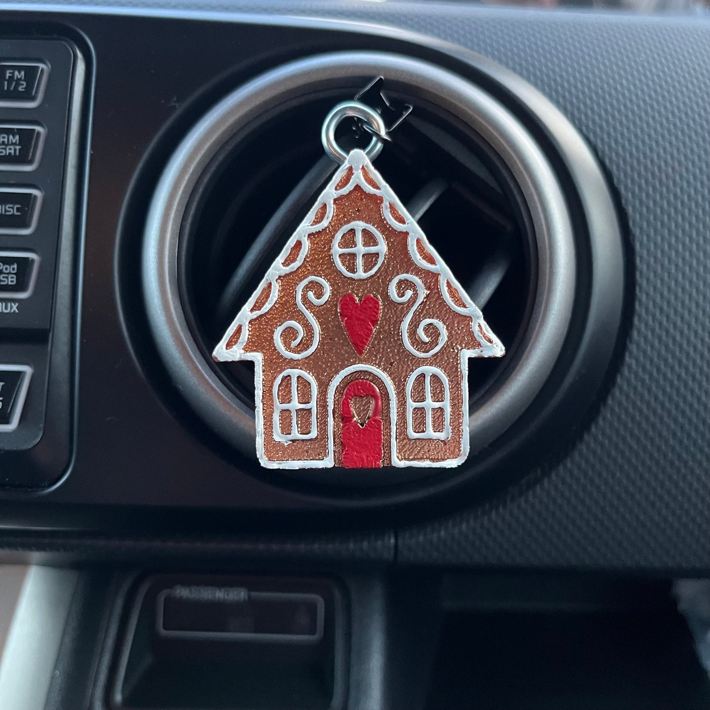 Ginger bread house Car Freshener vent clip scented