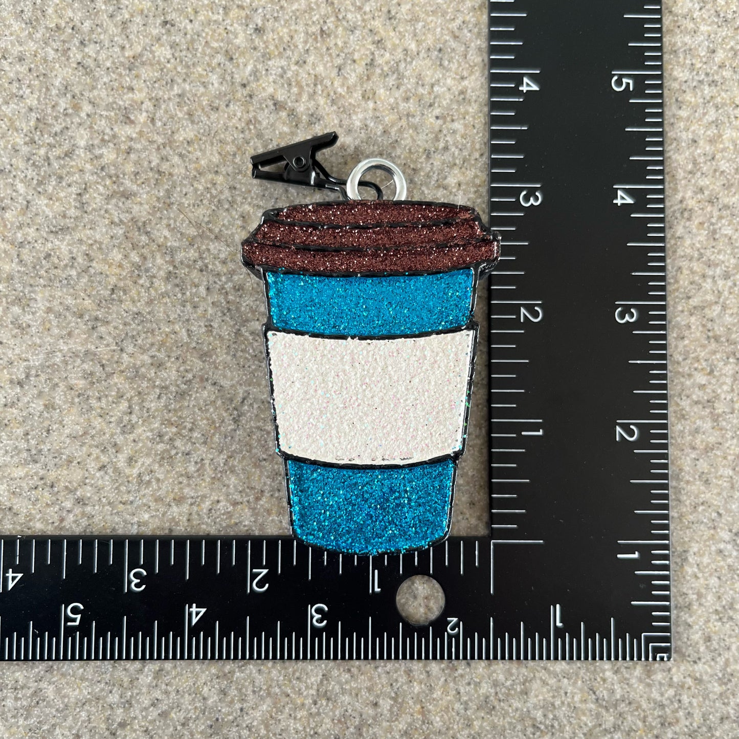 Coffee cup vent clip-Glitter