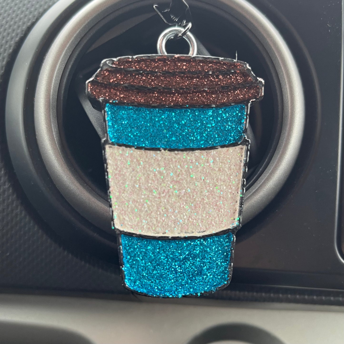 Coffee cup vent clip-Glitter