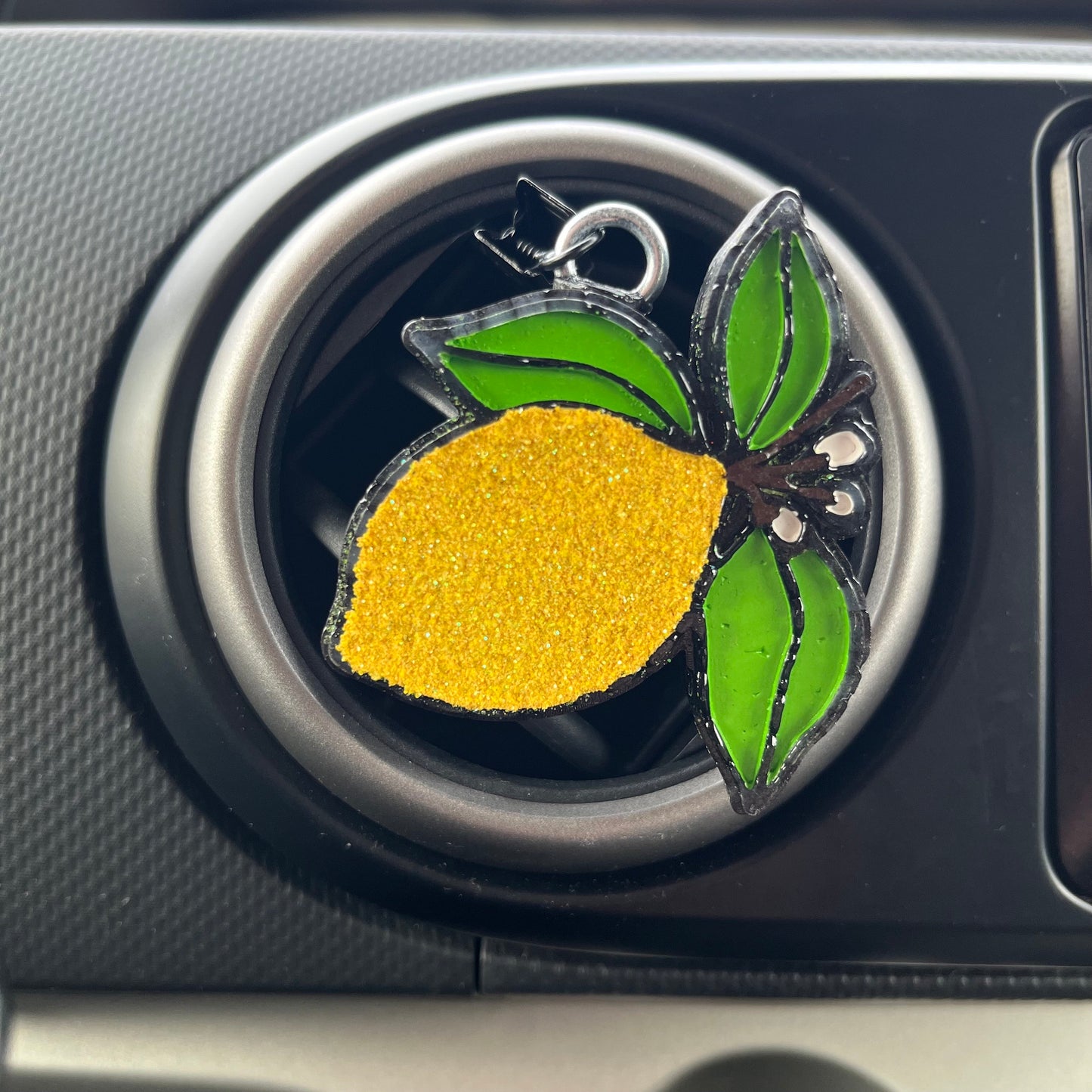 Lemon Vent clip car freshener