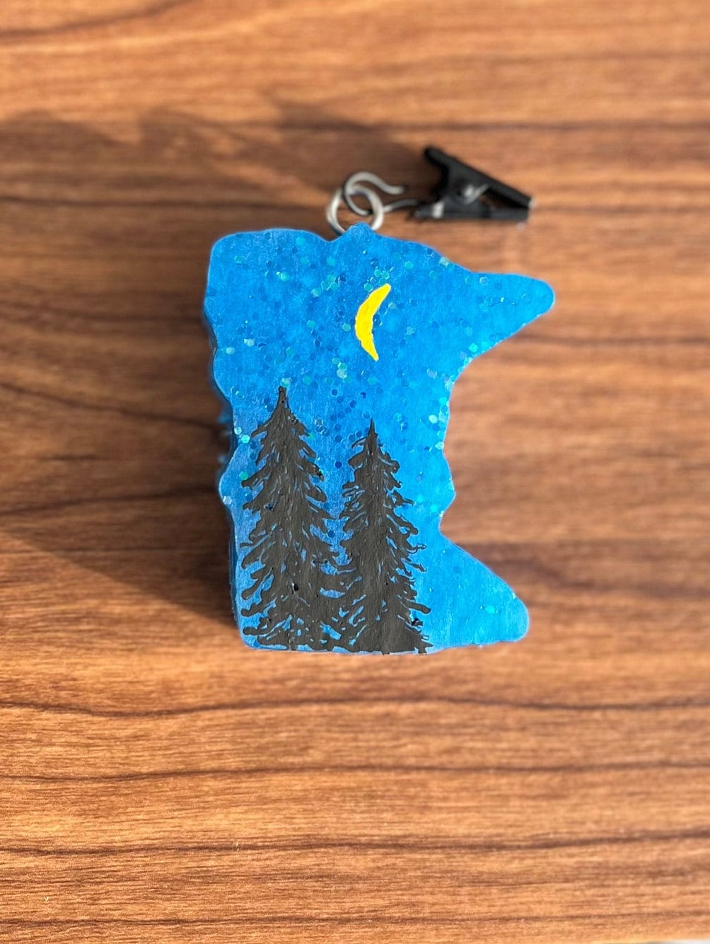 Minnesota shaped Car Freshener vent clip