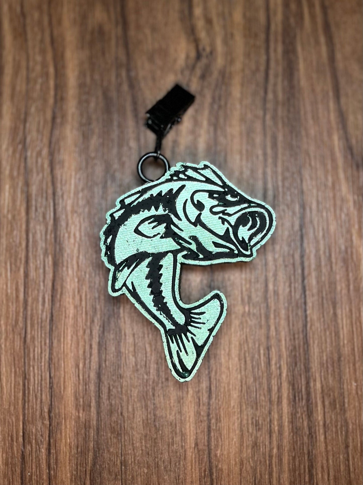 Bass fish vent clip car freshener