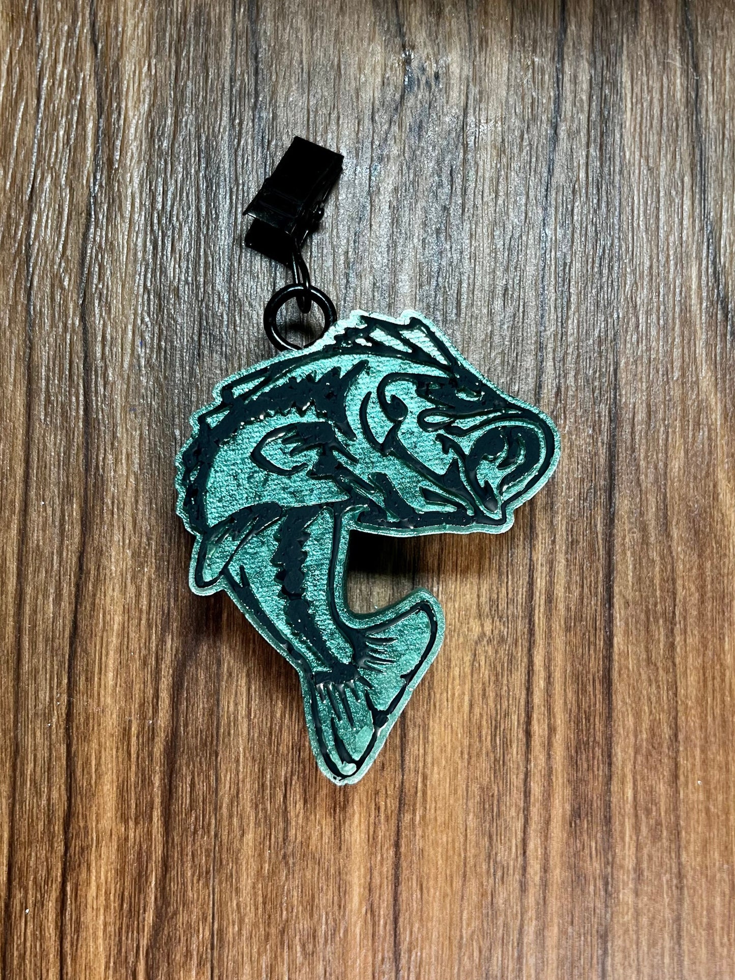 Bass fish vent clip car freshener