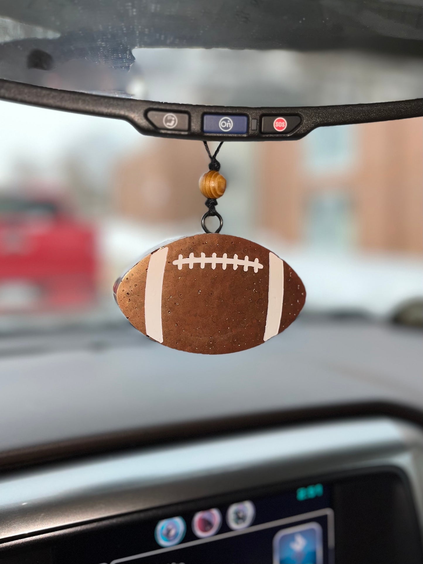 Football shaped Car Freshener