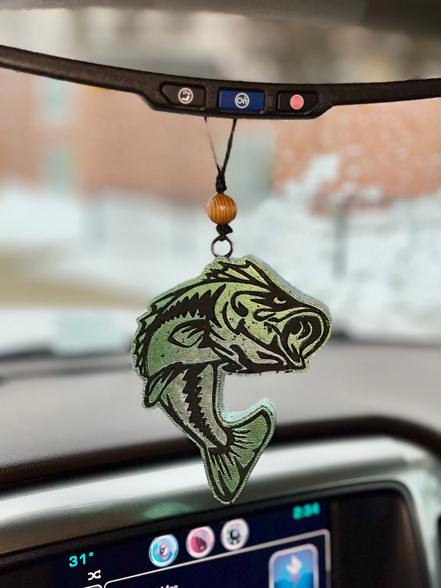 Bass fish shaped Car Freshener