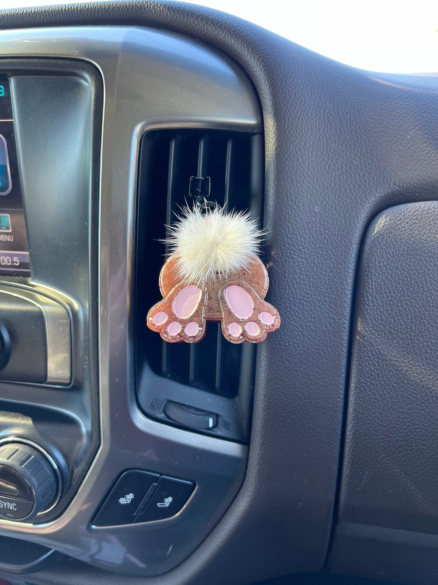 Bunny booty vent clip car freshener