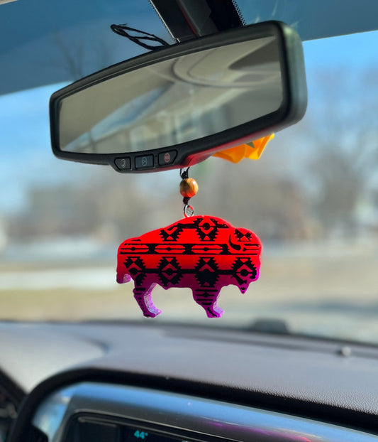 Buffalo Car Freshener, Air Freshener, scented, bison