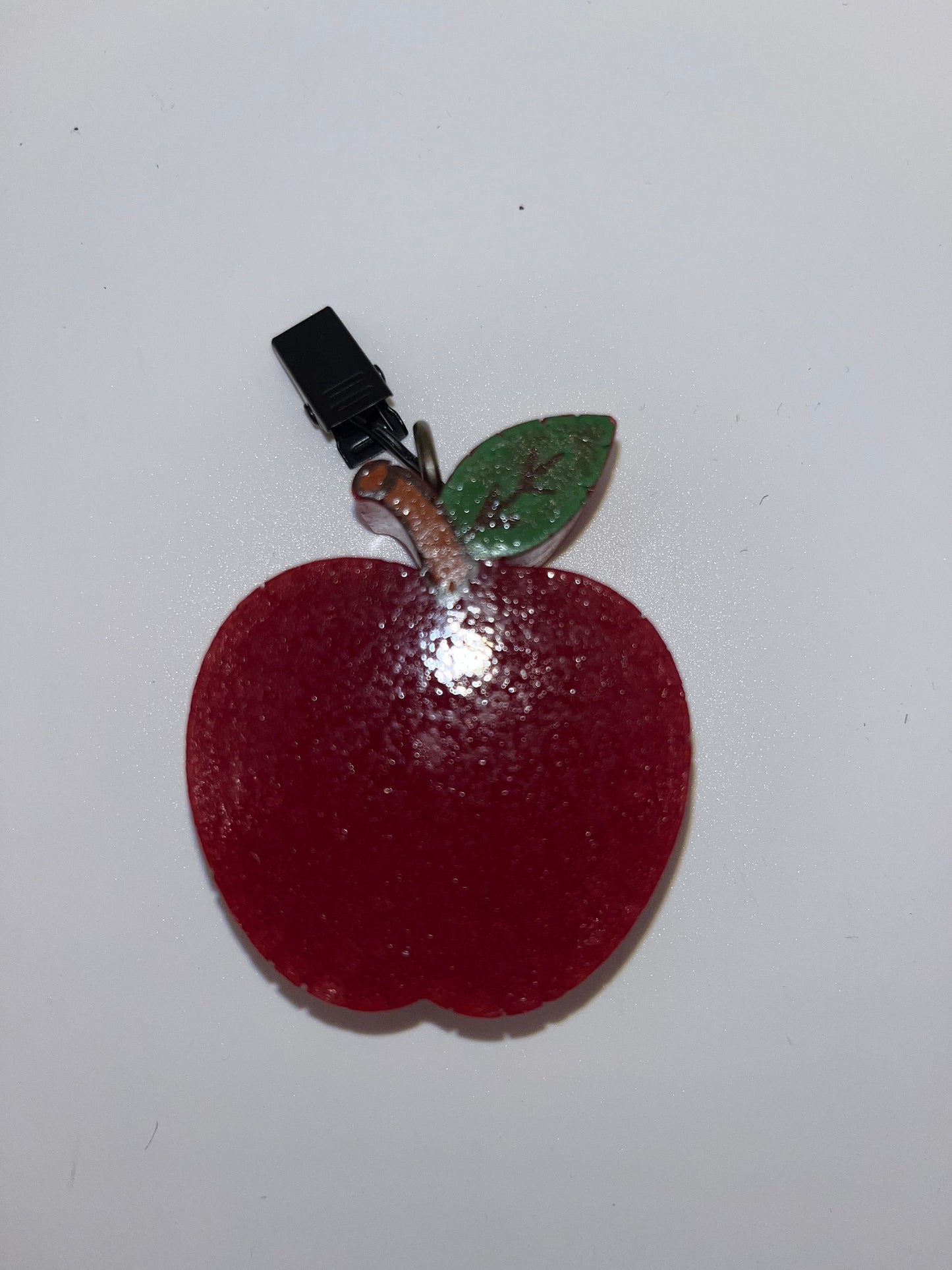 Apple shaped (red) Car Freshener vent clip