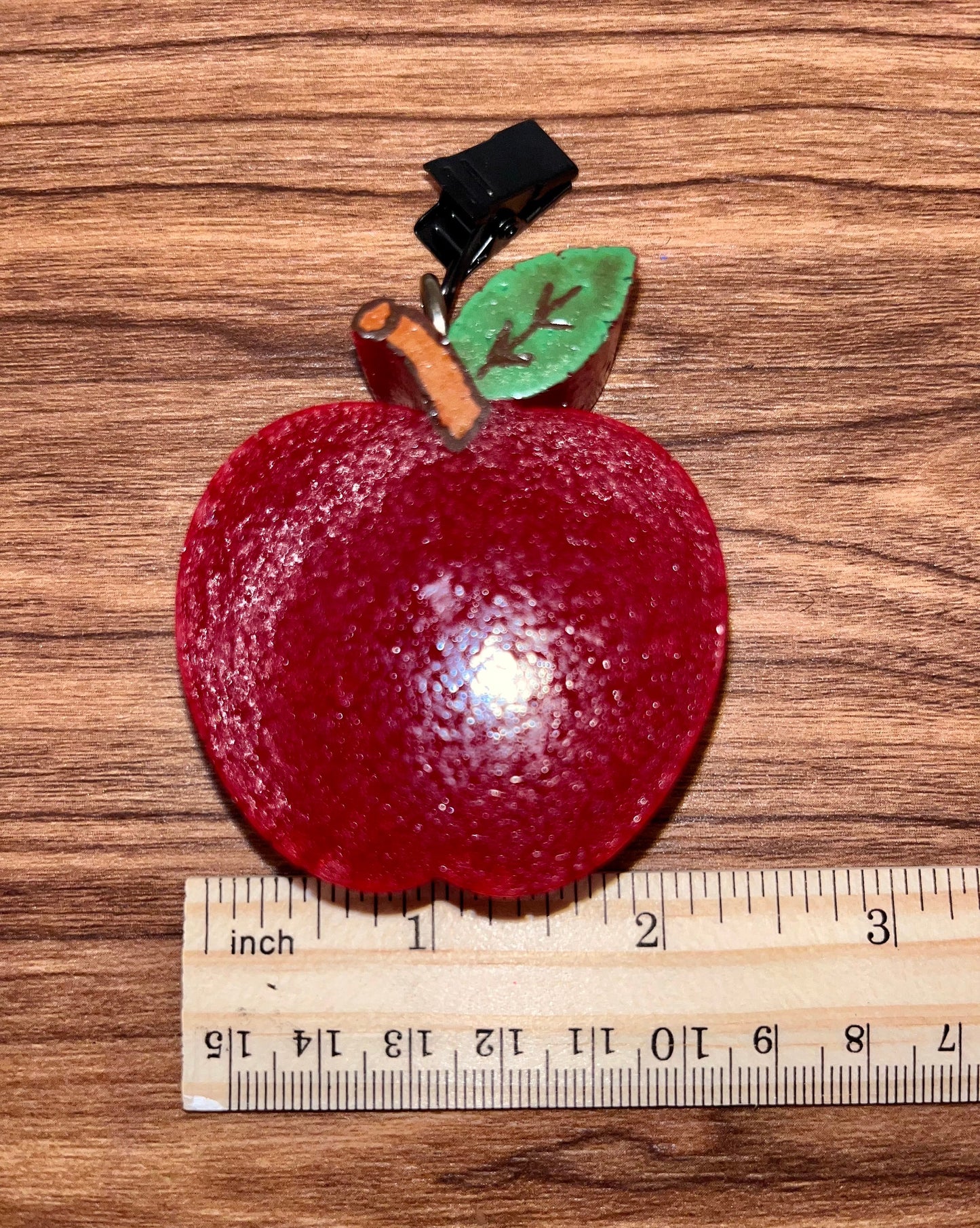 Apple shaped (red) Car Freshener vent clip