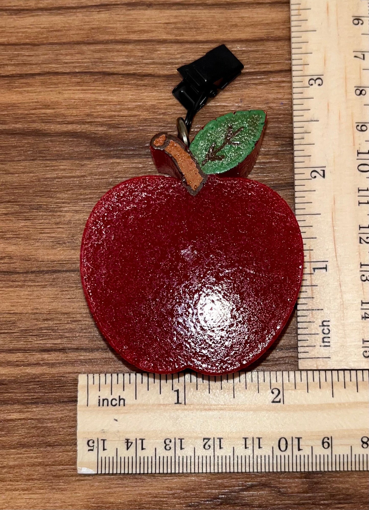 Apple shaped (red) Car Freshener vent clip