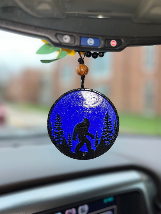 Woods Hiking hanging Car Freshener