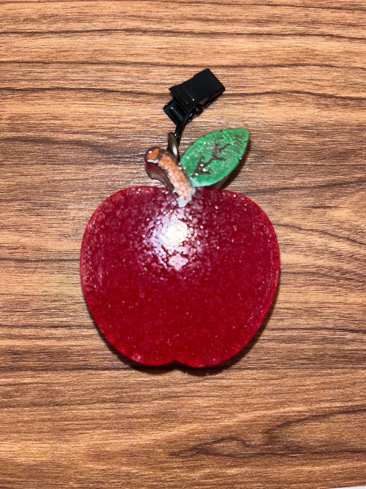 Apple shaped (red) Car Freshener vent clip