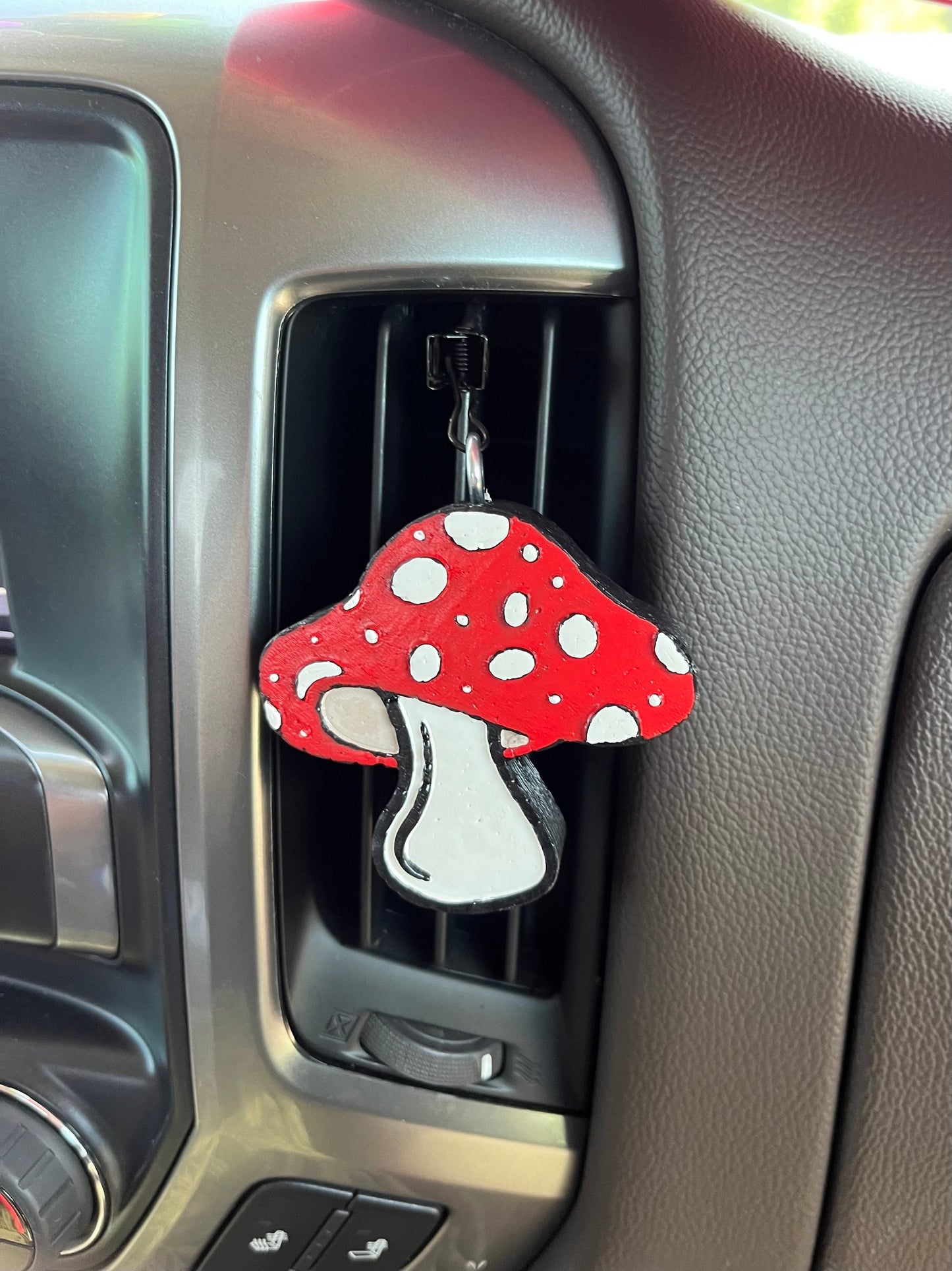 Mushroom Car Freshener vent clip scented