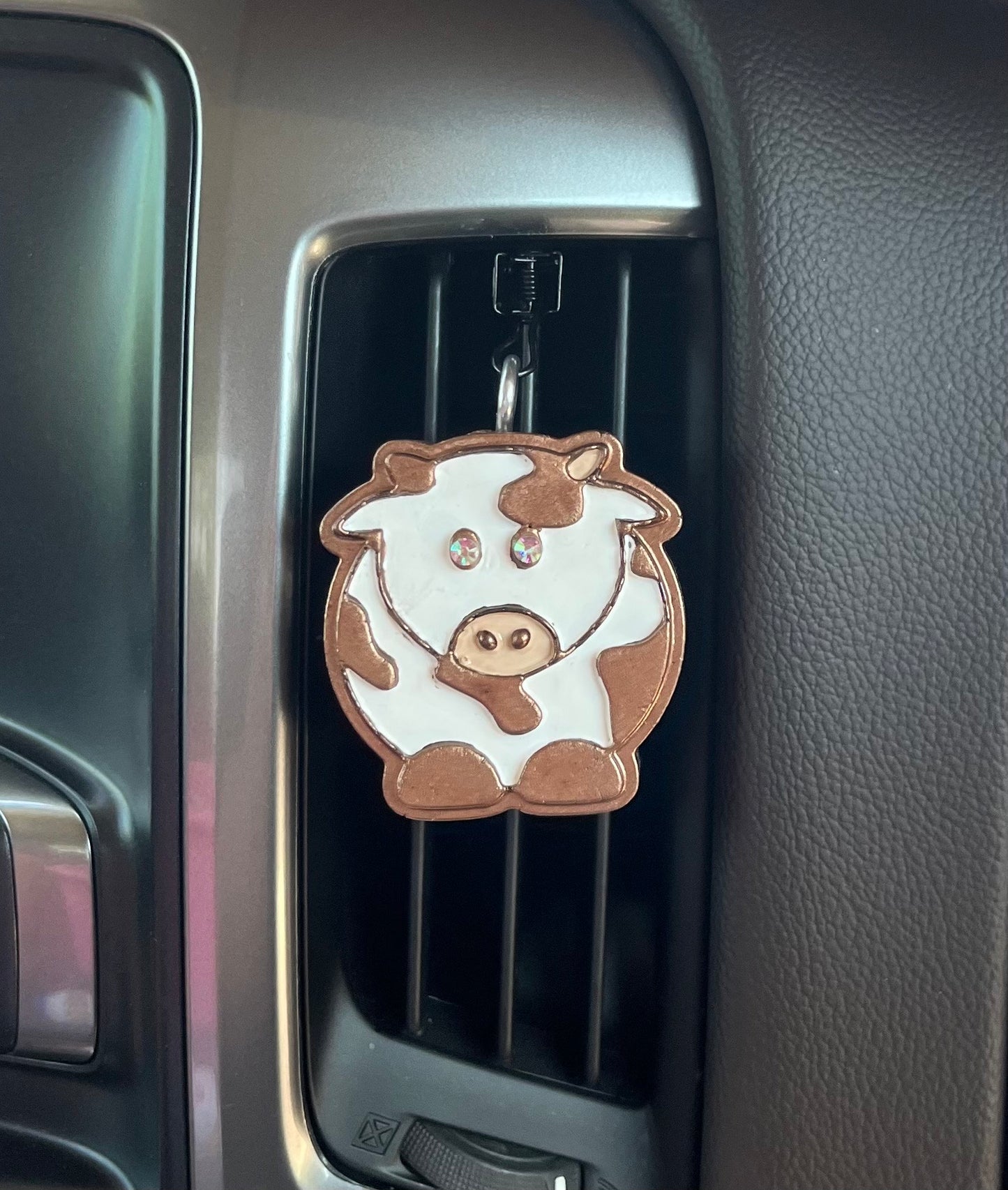 Brown Cow Car Freshener vent clip scented