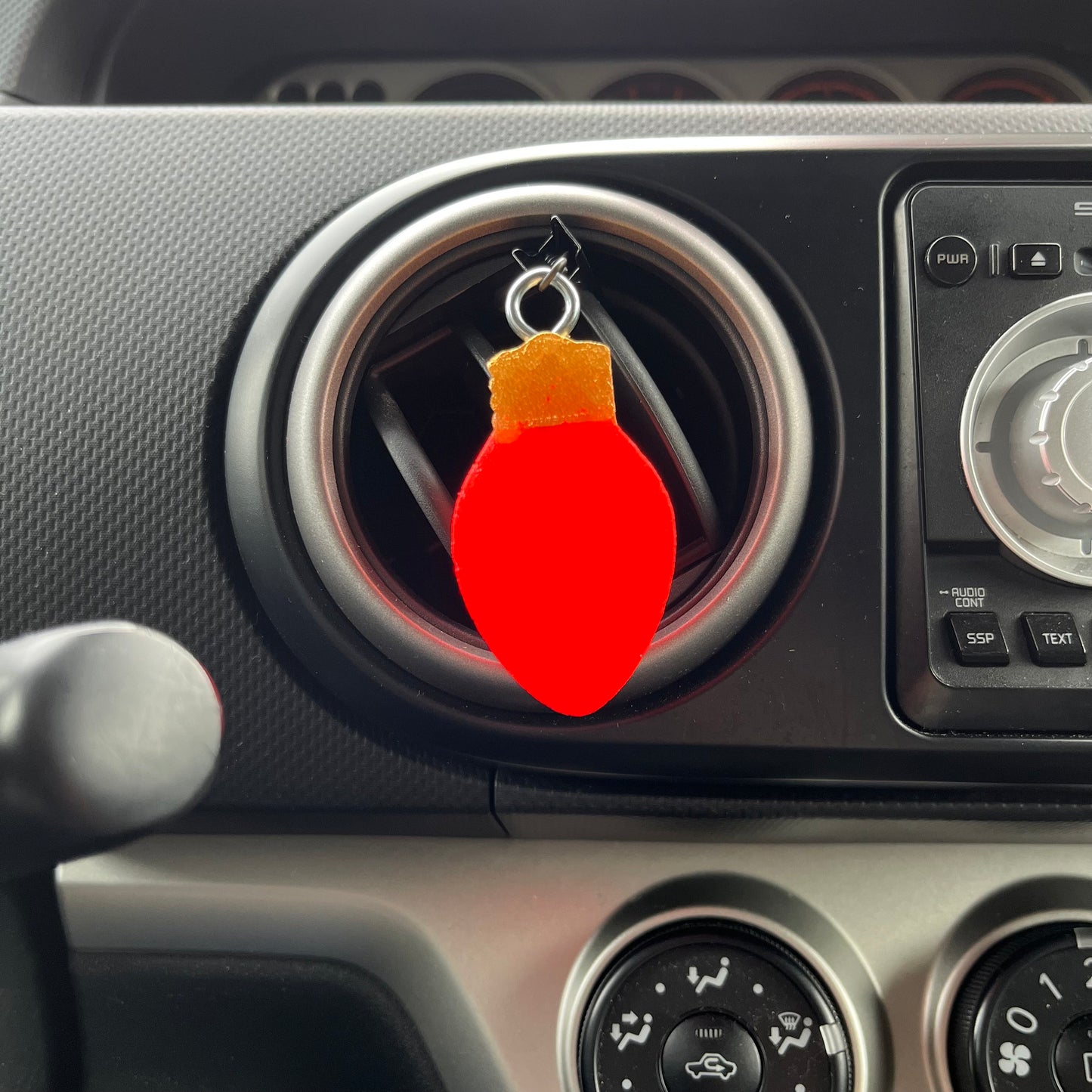 Festive bulb Car Freshener vent clip scented