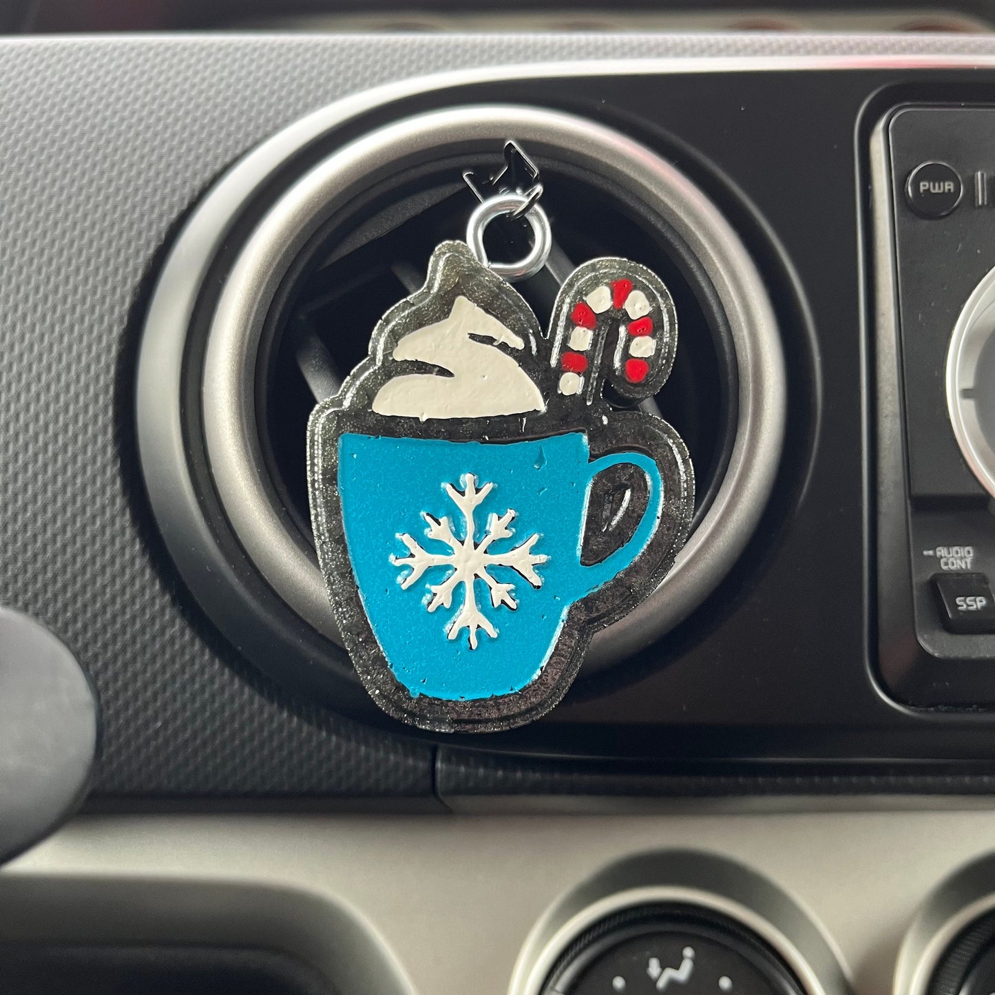 Mug Car Freshener vent clip scented