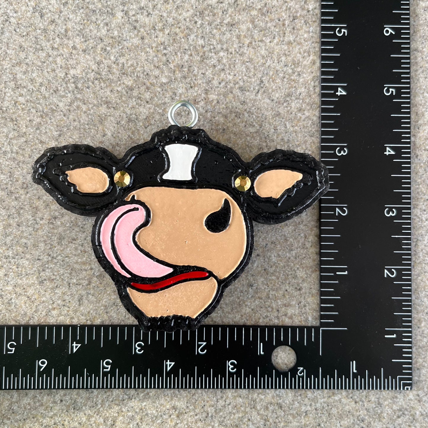 Licking cow Car Freshener