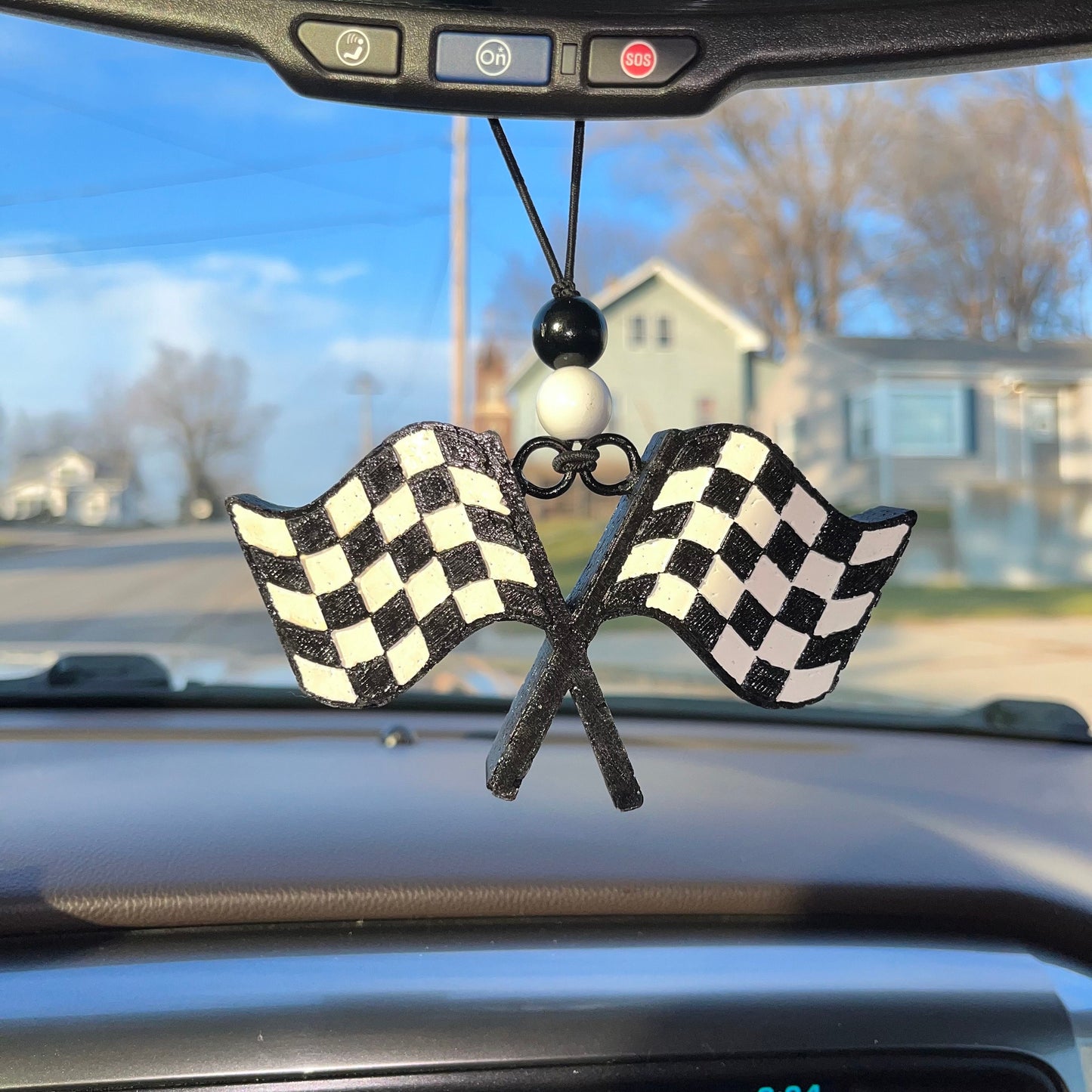 Race Flag Car Freshener