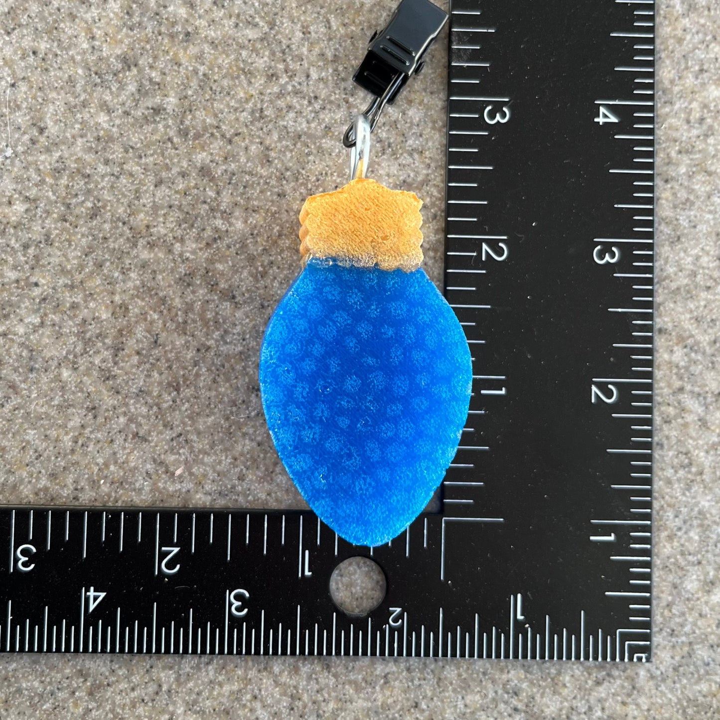 Festive bulb Car -Blue- Freshener Vent Clip