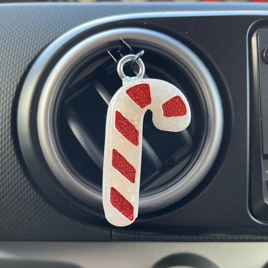 Candy Cane Car Freshener vent clip scented