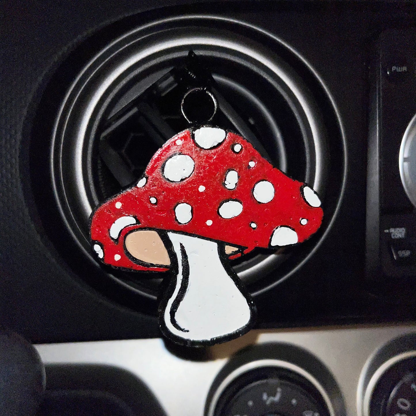 Mushroom Car Freshener vent clip scented